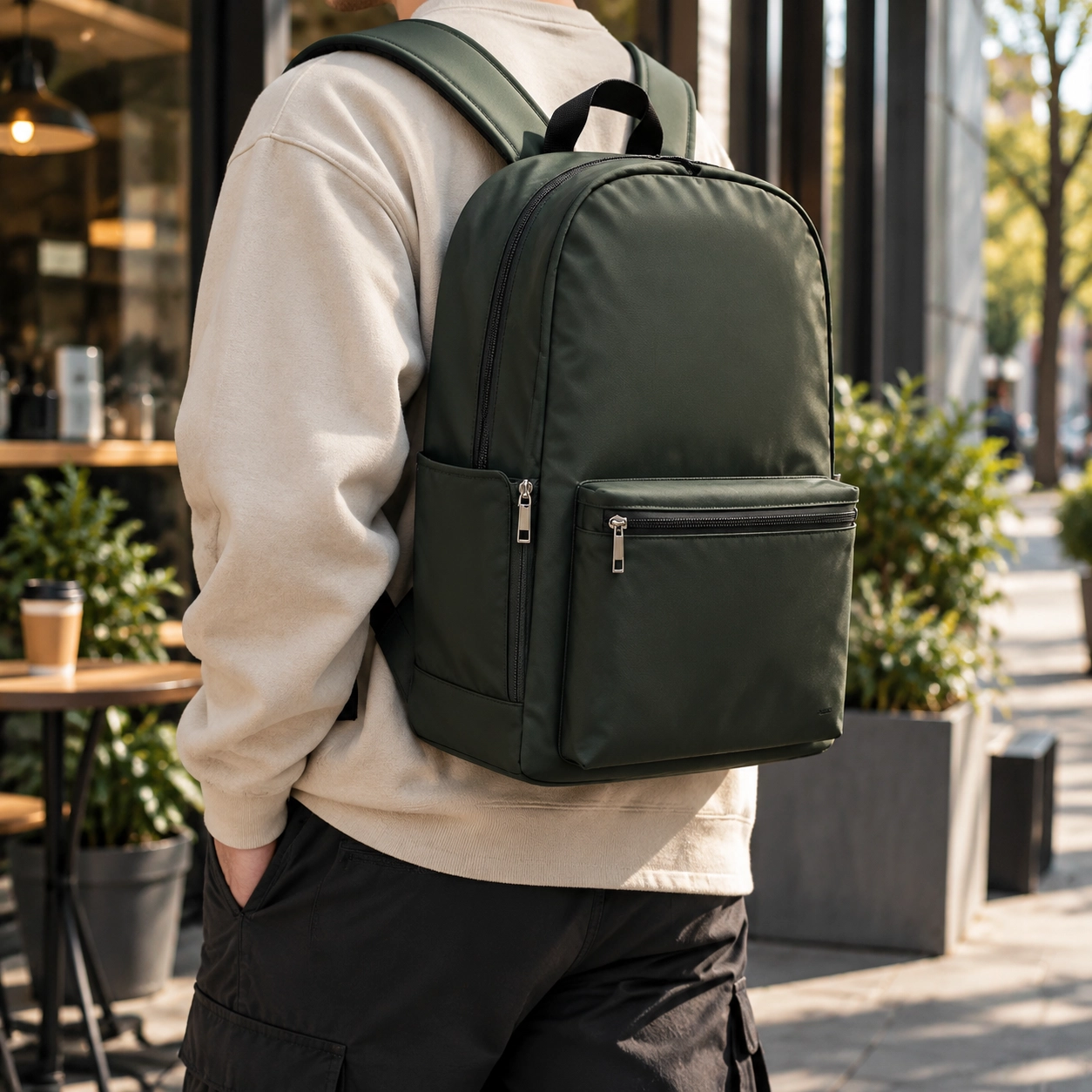 Custom Carbon Lined Smell Proof Backpack for Outdoor