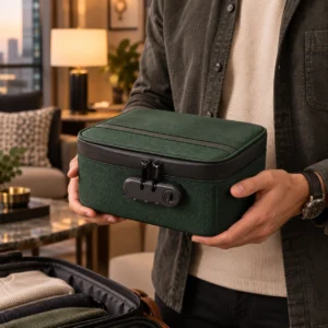 Custom Lockable Carbon Lined Smell Proof Storage Case