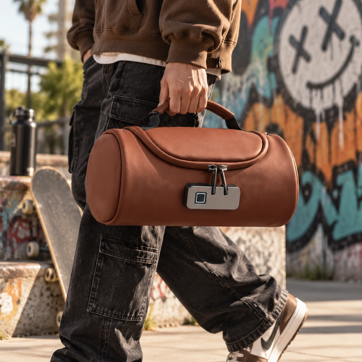 Custom Smell Proof Duffel Bag with Carbon Filter & Smart Lock