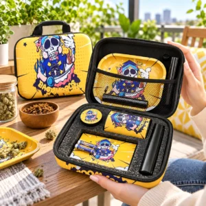 Custom Smell Proof Herb Kit with Premium Organizer Case